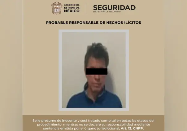 Detenido posible agresor sexual en el Edomex