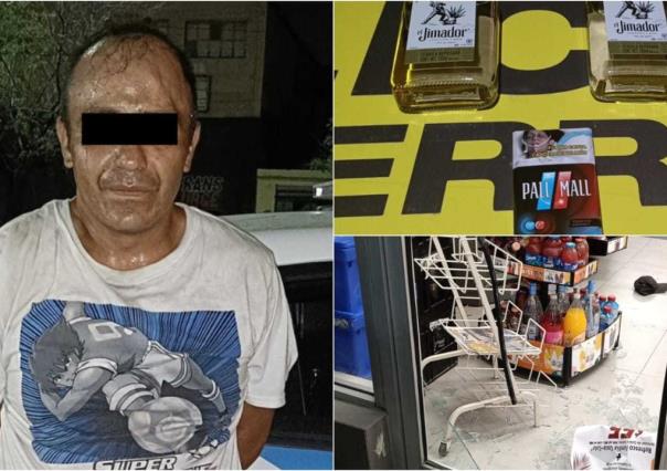 Hombre de origen colombiano asalta Oxxo en Monterrey