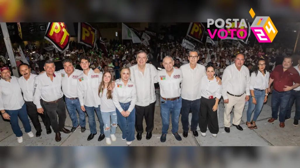 Adrián Oseguera cierra campaña respaldado por Marcelo Ebrard