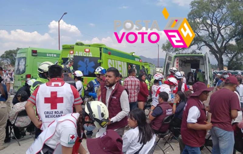 39 heridos en cierre de campaña de Alfredo González en Xonacatlán