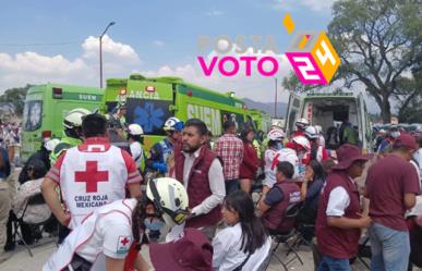 39 heridos en cierre de campaña de Alfredo González en Xonacatlán