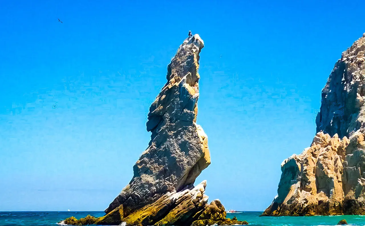 El Dedo de Neptuno en Los Cabos, BCS. I Foto: Cabovision.tv.