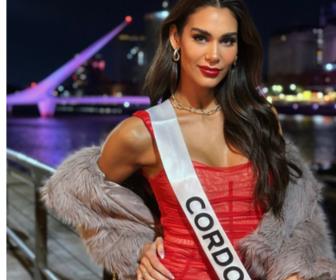 Magalí Benejam en concurso Miss Universo Argentina 2024. Foto tomada de: X @fedeebongiorno