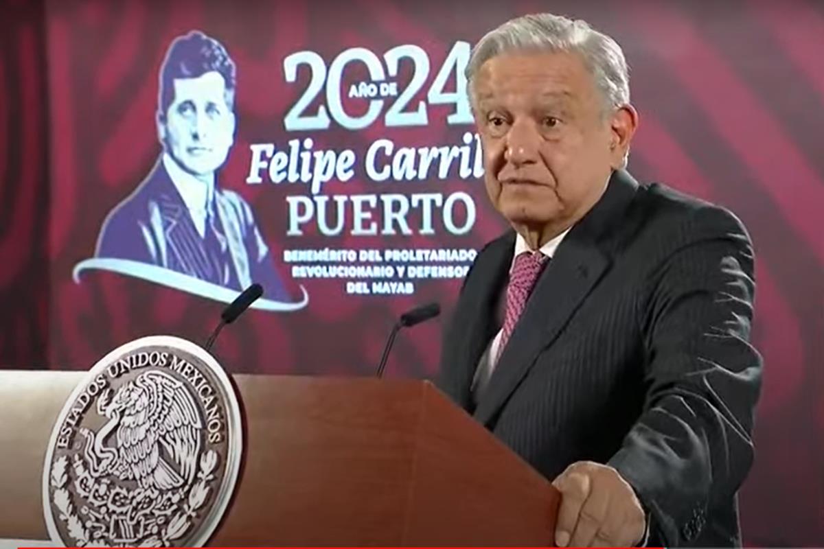 Andrés Manuel López Obrador.    Foto: Captura