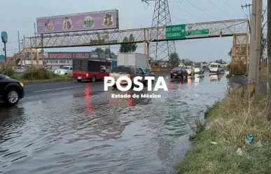 Se encharca Ecatepec y Tecámac tras lluvia vespertina