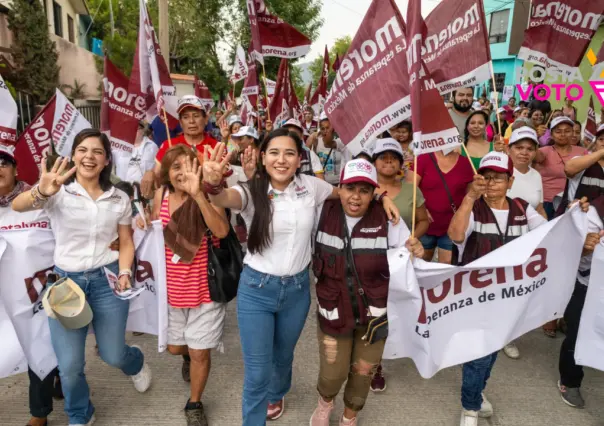 Visita Katalyna Méndez la Ampliación Echeverría en su última caminata