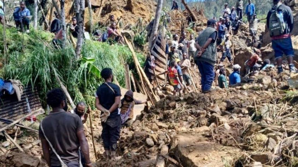 Derrumbe en Papúa Nueva Guinea: más de 2000 personas enterradas vivas en Enga