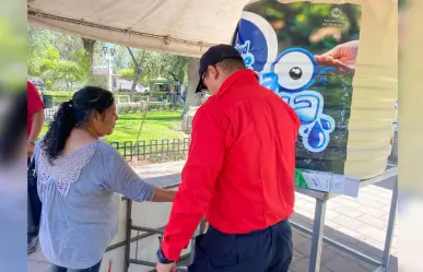 Poco más de mil 500 personas han acudido a hidratarse por el calor extremo