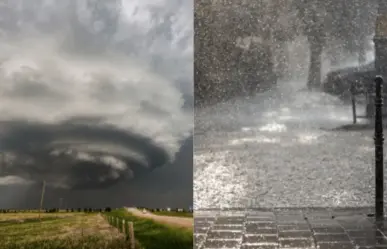 Lluvias a lo largo de México y posibles torbellinos al noreste, oriente y centro