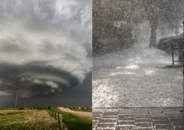 Lluvias a lo largo de México y posibles torbellinos al noreste, oriente y centro