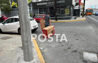 Arrasan con climas en tienda de Gonzalitos en Monterrey