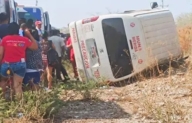 Gran susto por un accidente en la carretera Temozón-Abalá