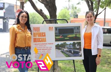Renovará Ale Morales los parques República Mexicana y Las Torres