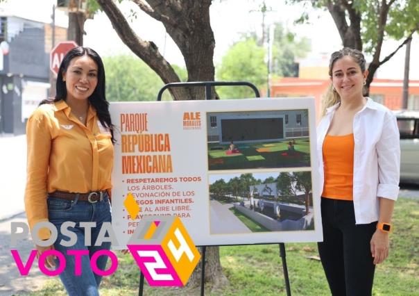 Renovará Ale Morales los parques República Mexicana y Las Torres