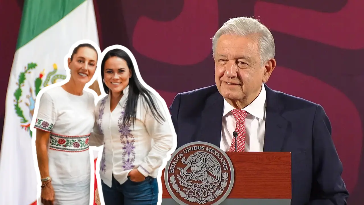 Sheinbaum, Del Moral, AMLO. Foto: Especial