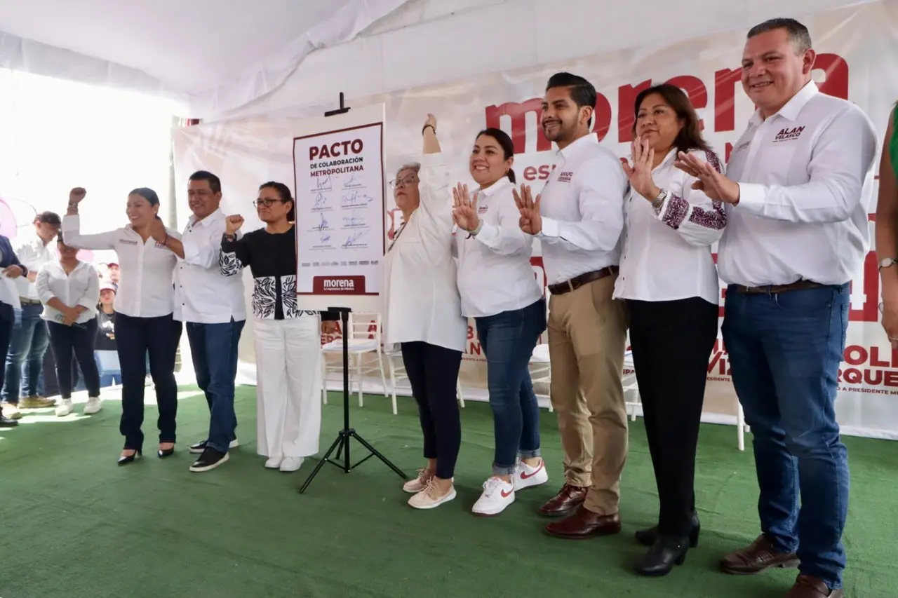 Agua, seguridad y movilidad, temas centrales en el Pacto. Imagen: @AdolfoCerqueda