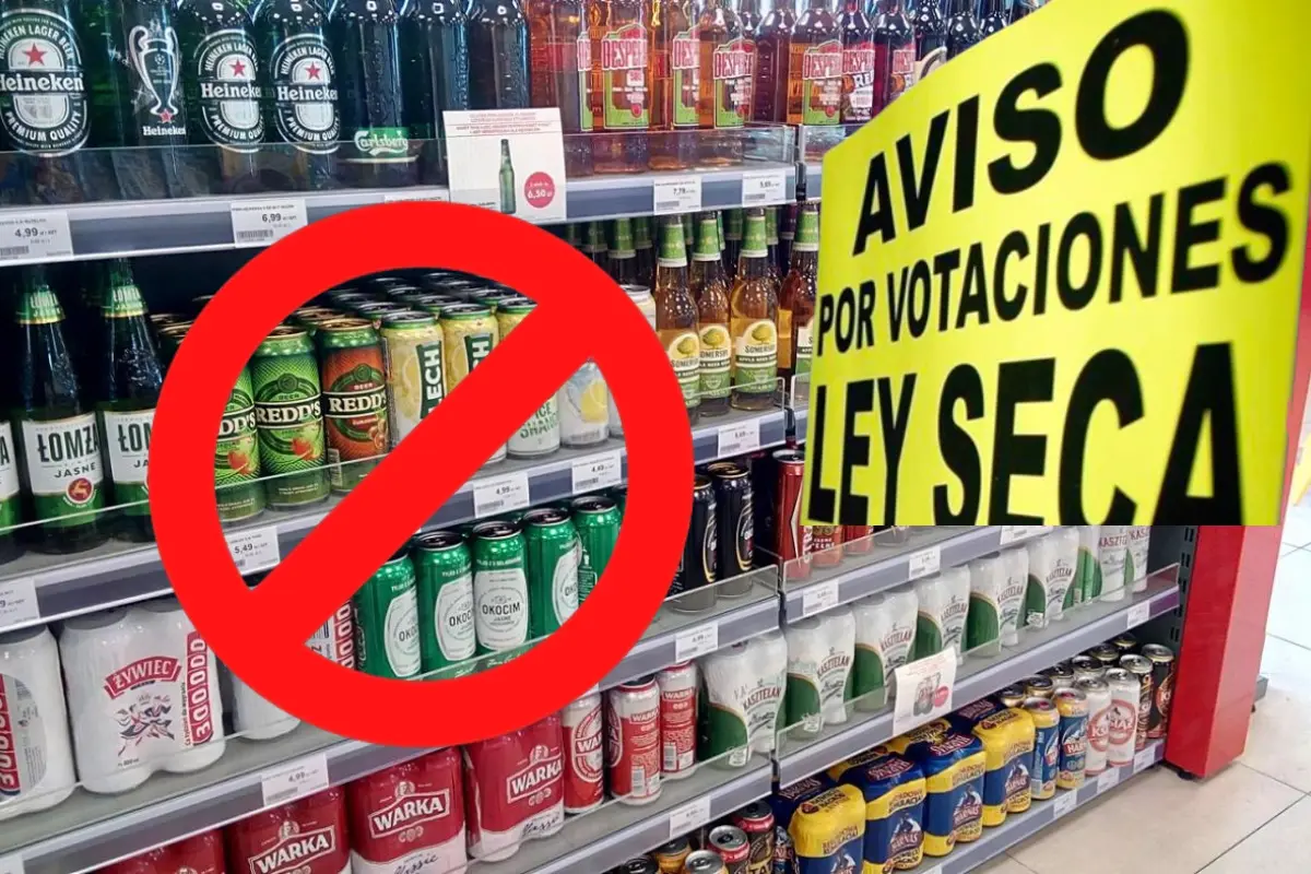 Botellas de bebidas alcohólicas con imagen de prohibido.    Foto: Especial