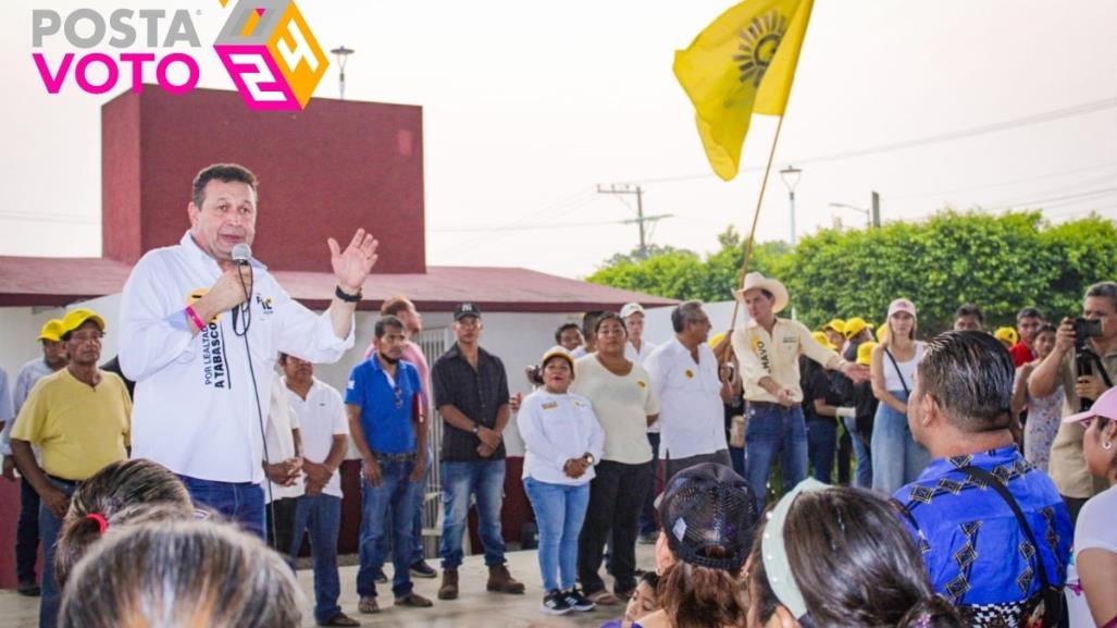 Niega candidato del PRD a la gubernatura de Tabasco haber renunciado a contienda