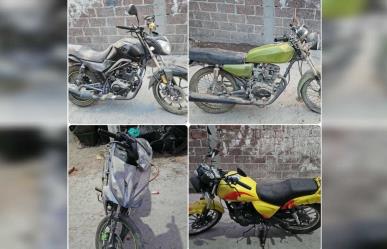 Recuperan motocicletas robadas en Teoloyucan