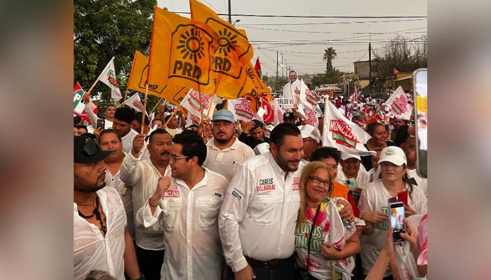 Por lluvia, cancelan cierre de campaña de Gerardo Villarreal en Monclova