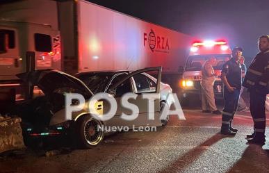 Muere conductor tras choque en la Carretera a Laredo