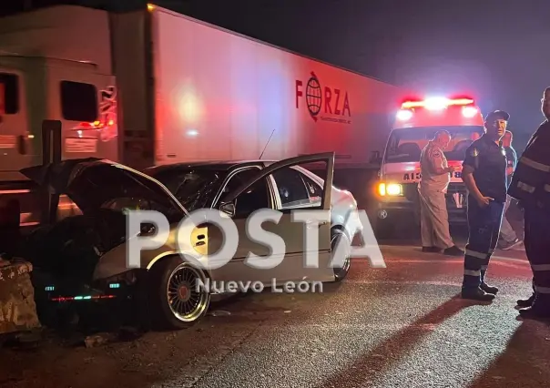 Muere conductor tras choque en la Carretera a Laredo