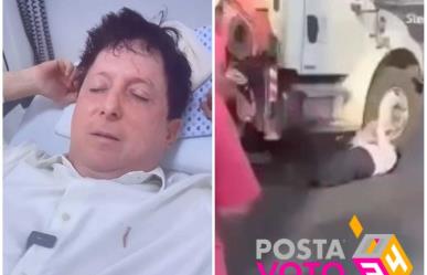 Cae Maderito de camión; se golpea la cabeza (VIDEO)