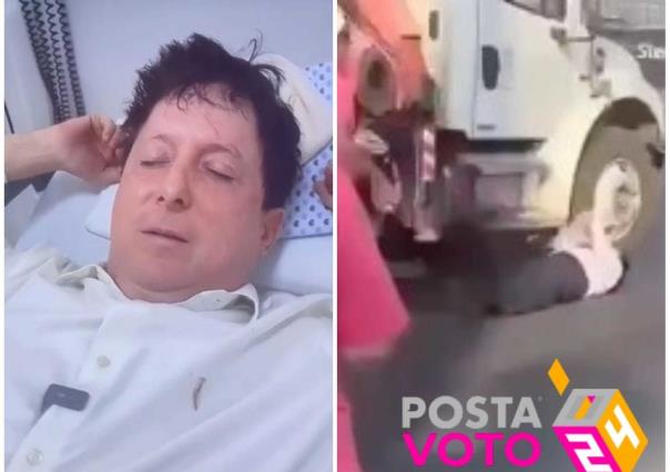 Cae Maderito de camión; se golpea la cabeza (VIDEO)