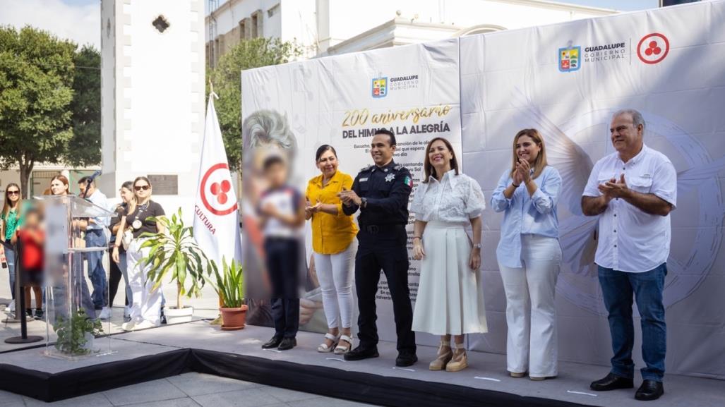 Participan escuelas de Guadalupe en cultura de la paz