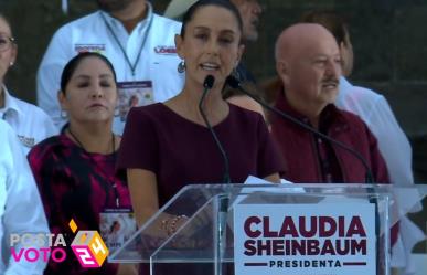 De que vamos a ganar, vamos a ganar: Claudia Sheinbaum en cierre de campaña