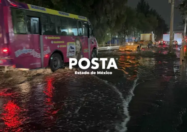 Colapsa la lluvia varios municipios de Edomex (VIDEO)