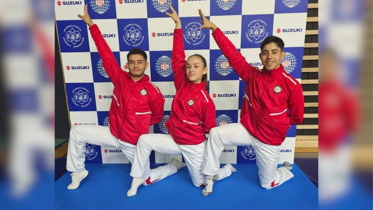 Equipo mexicano de Gimnasia Aeróbica / Foto: Instituto Estatal del Deporte de Coahuila