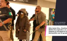 Paulina Rubio sorprende usando chamarra a casi 40 grados