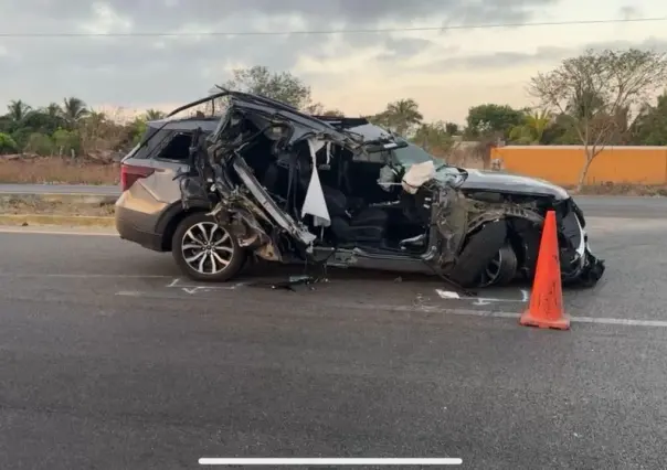 Joaquín Huacho Díaz Mena sufre un accidente automovilístico