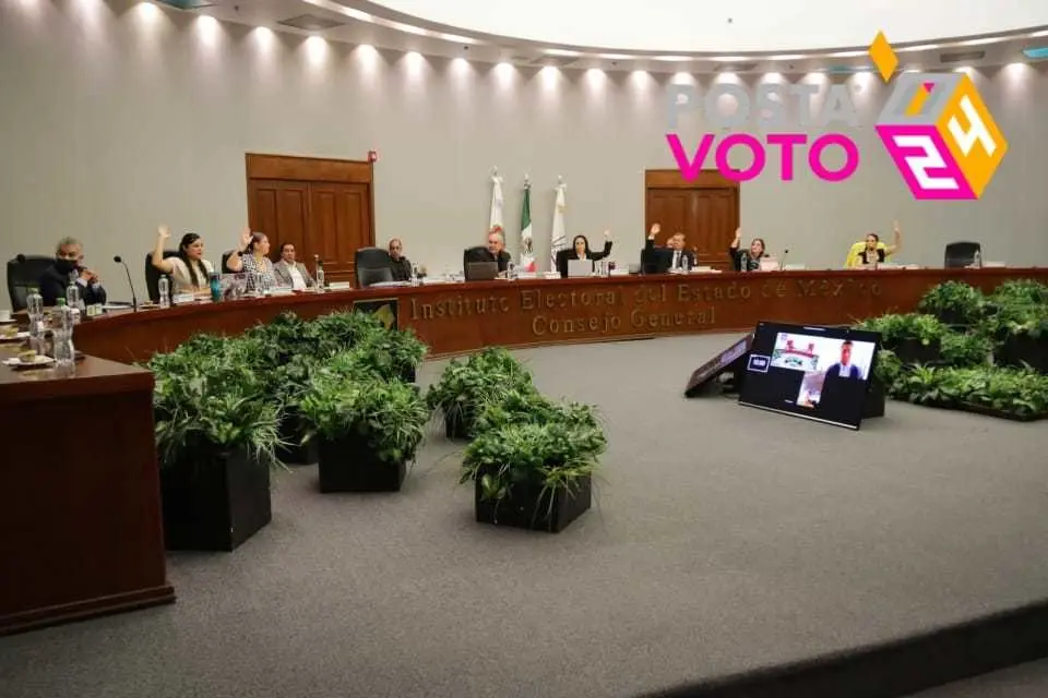 Consejo General del Instituto Electoral del Estado de México en su Quinta Sesión Ordinaria. Imagen: IEEM