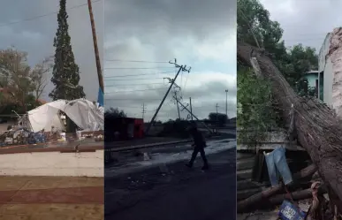 Tormenta causa daños en San Juan de Sabinas; 15 viviendas dañadas