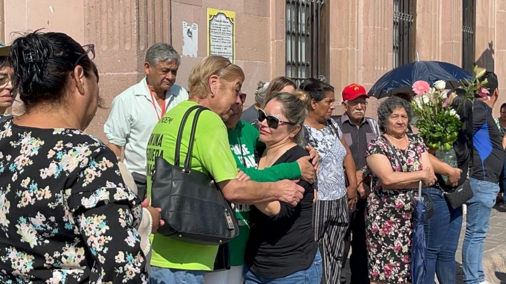 Despiden a María Cristina Vargas, madre buscadora, en el Árbol de la Esperanza