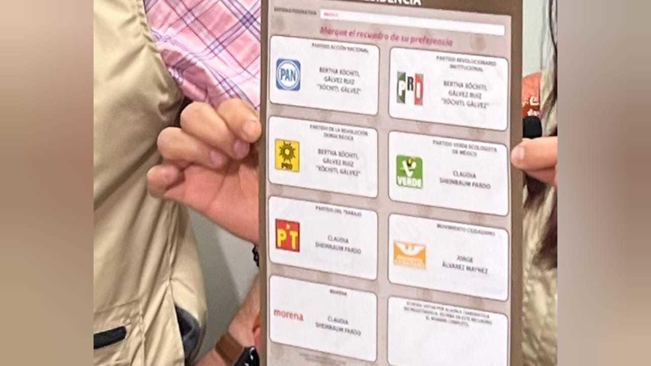 Ciudadanos motivados a votar por primera mujer presidenta de México. Foto: POSTA