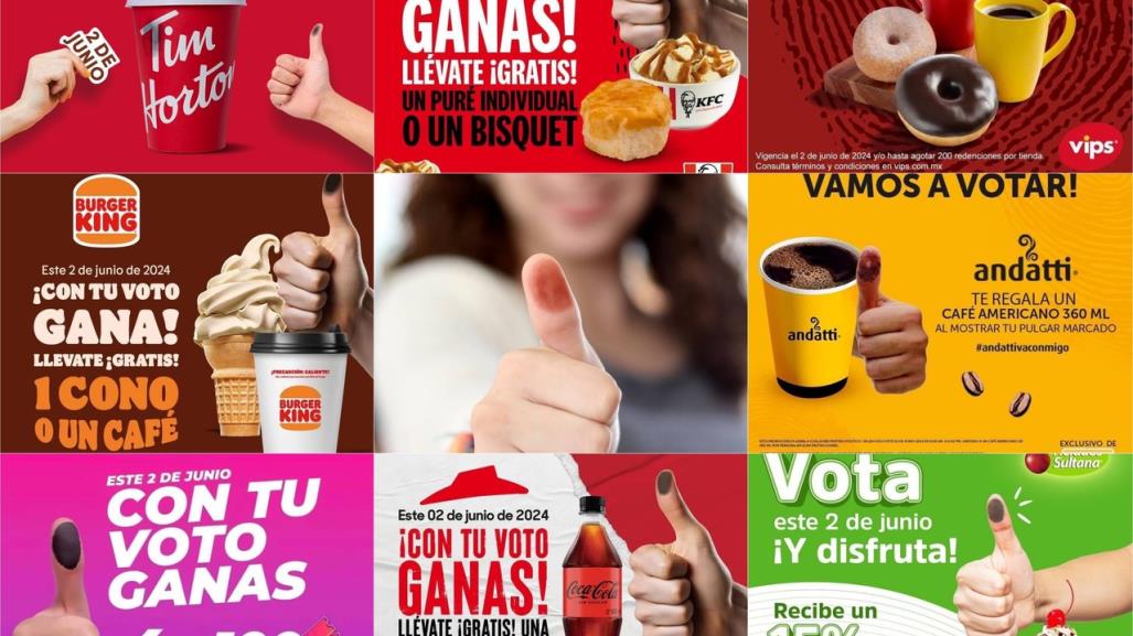 ¿Bebida y comida gratis por ir a votar? ¡Eso me interesa!