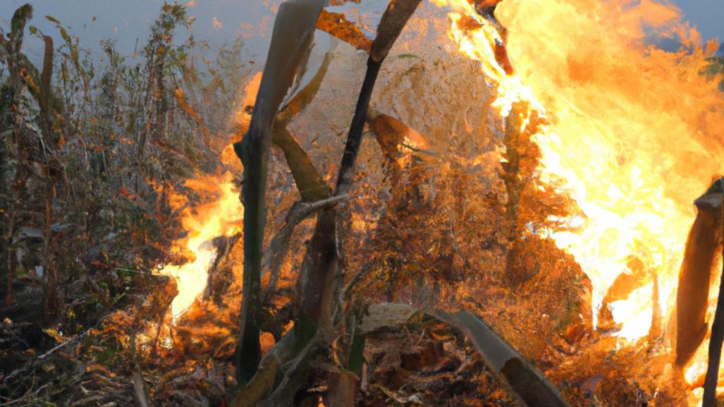 Tragedia en milpa de Xcampepén: Mujer de 65 años muere quemada