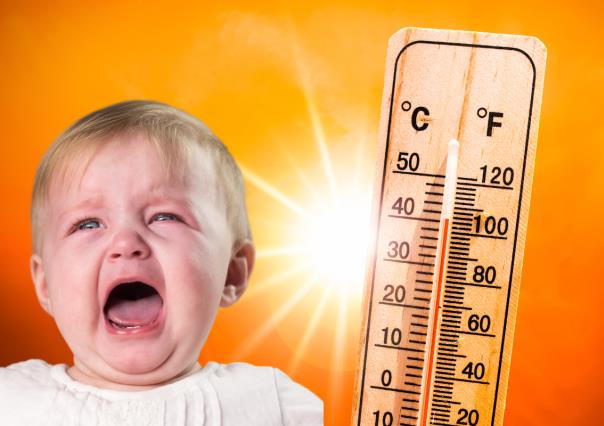 ¿Y las criaturas? Así puedes prevenir y tratar un golpe de calor en un bebé