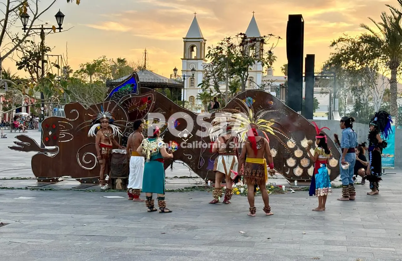 Escultura Quetzalcóatl Reborn en San José del Cabo. I Foto: Ariel Zavaleta, POSTA.