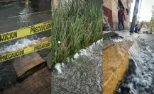 Cientos de litros de agua desperdiciada: Tres fugas simultáneas en CDMX