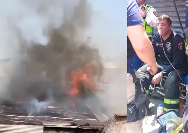 Incendio en el Centro Histórico desata intensa movilización de emergencia