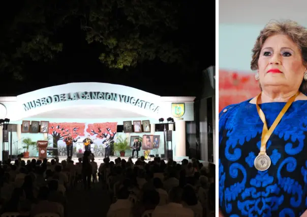 Museo de la Canción Yucateca homenajea a María Medina por 50 años de trayectoria