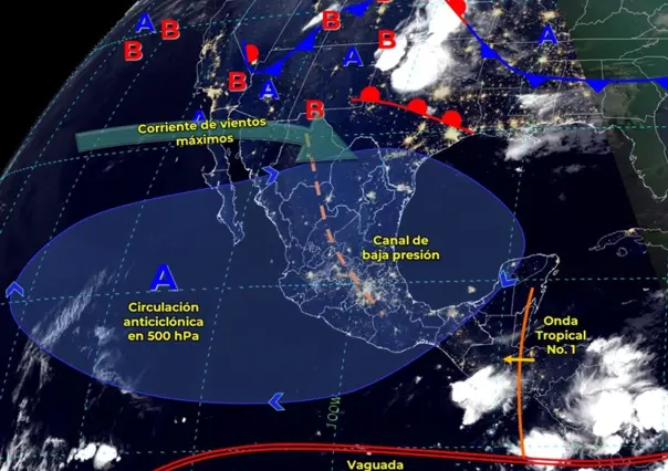 Primera onda tropical de 2024 ¿Dónde se esperan lluvias fuertes?