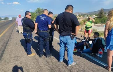 Uso de casco salva a niño y a su padre en accidente de motocicleta