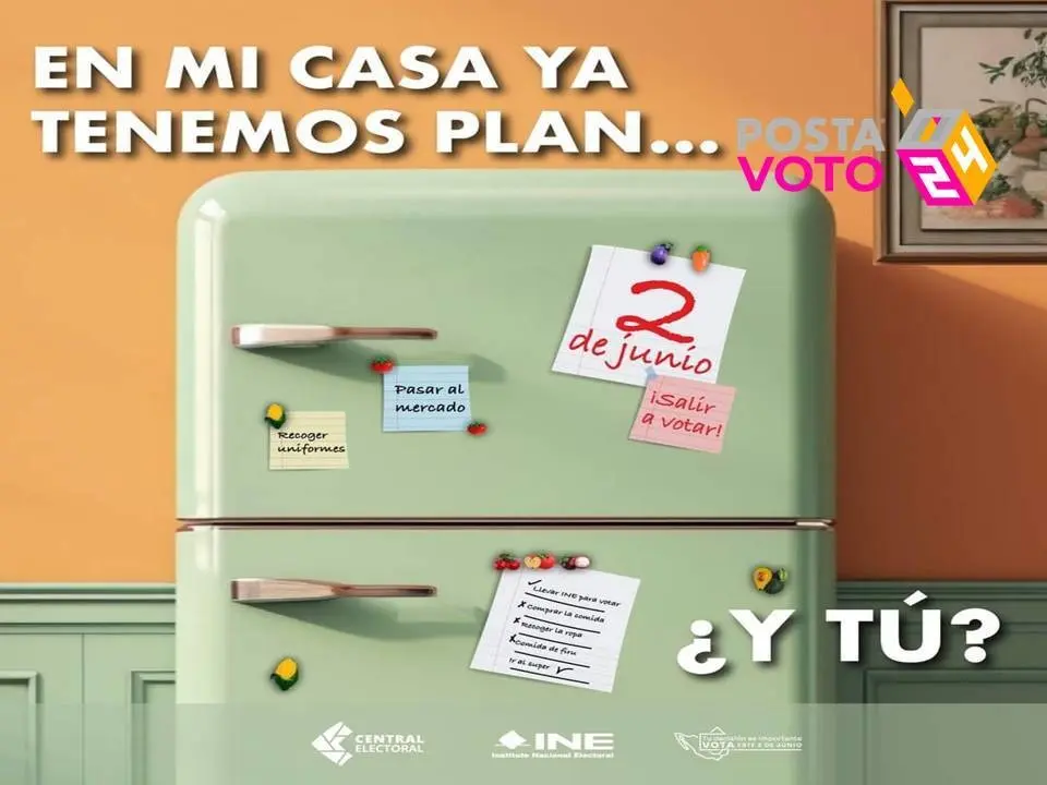 Acude a votar este 2 de junio, recuerda el voto es libre y secreto. Foto: redes sociales