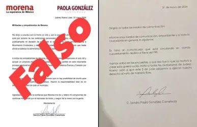 Sandra González desmiente comunicado de Morena y niega unirse al PRI