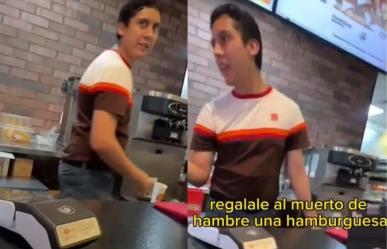 ¿Lord Burger King? Critican a gerente que llama muerto de hambre a cliente